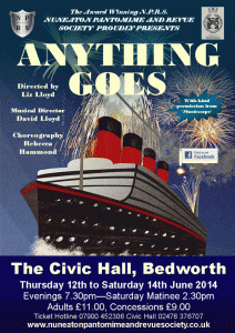 Anything Goes June 2014