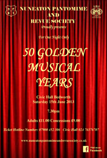 50 Golden Musical Years - June 2013
